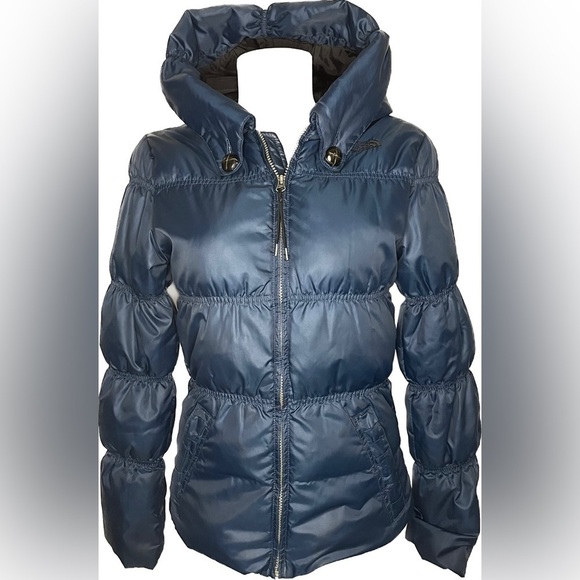 The North Face Jackets & Blazers - The North Face Puffer Quilted Jacket Teal 550 Insulated Hooded Women’s XS